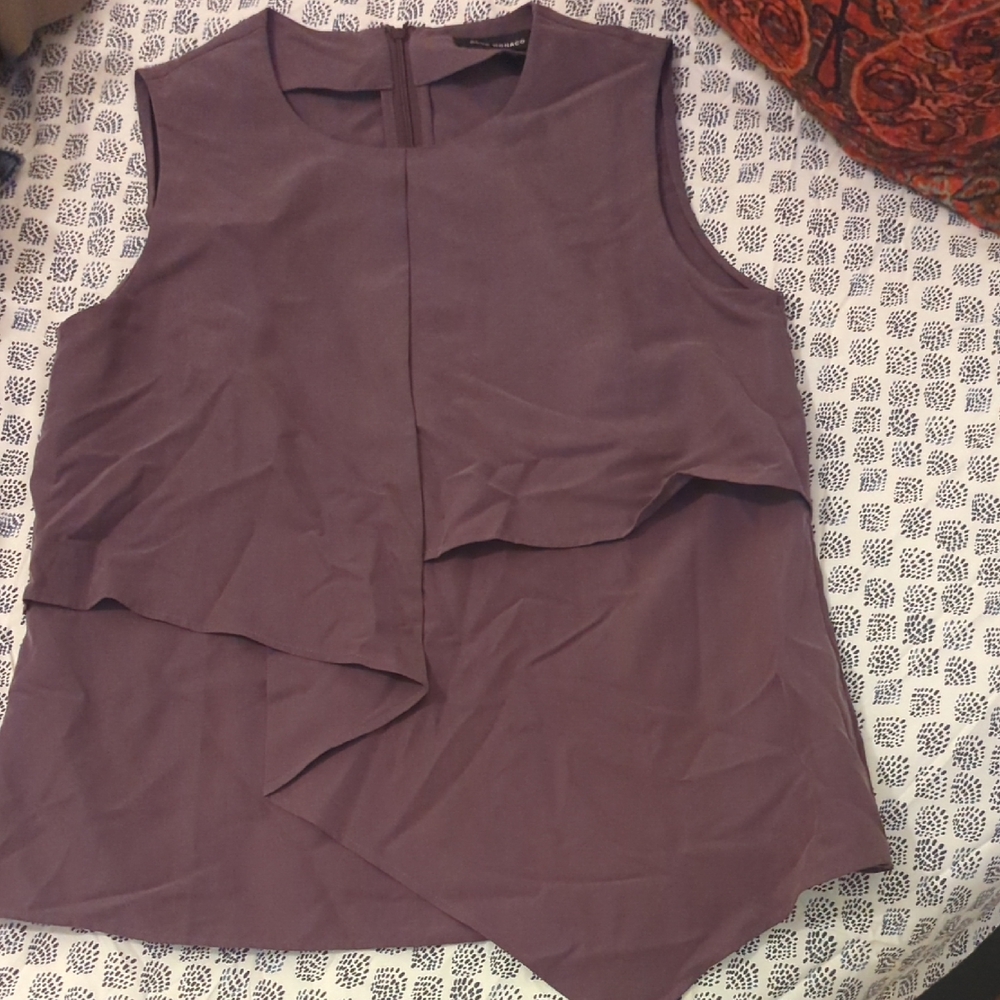 Club Monaco Layered Mauve Blouse
